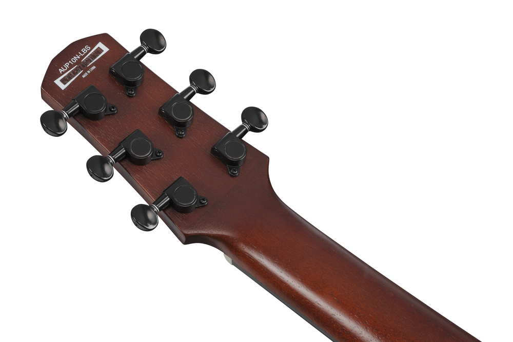 Ibanez AUP10N Ukulele w/ Bag - Open Pore Light Brown Sunburst