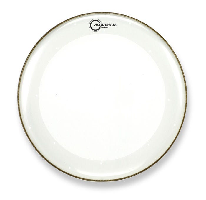 Aquarian FB22 22" Clear Bass Drum Head w/Kick Pad