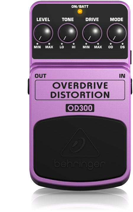 Behringer OD300 Overdrive/Distortion Pedal | Better Music