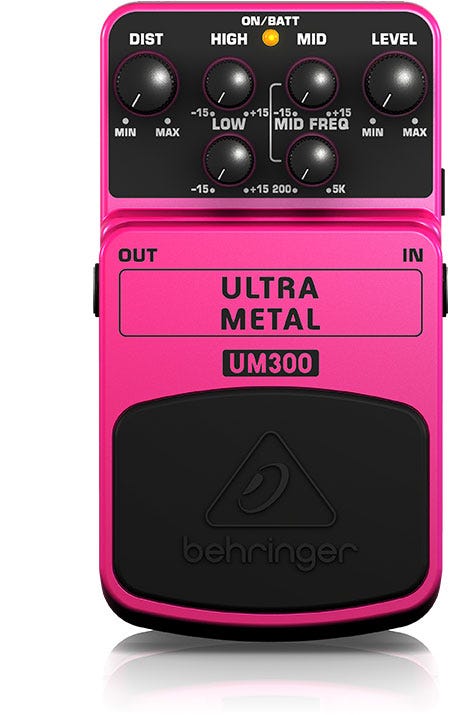 Behringer UM300 Ultra Metal Distortion Pedal