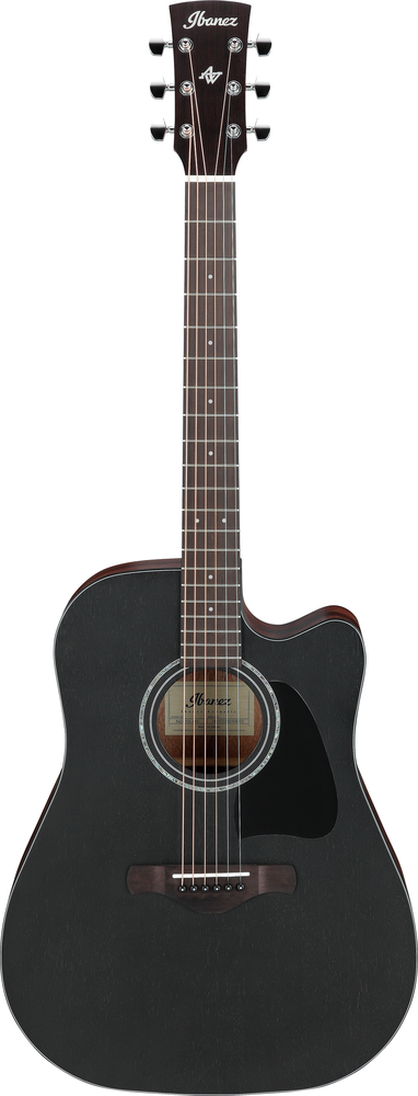 Ibanez AW247CEWKH Electric Acoustic Guitar - Weathered Black Open Pore