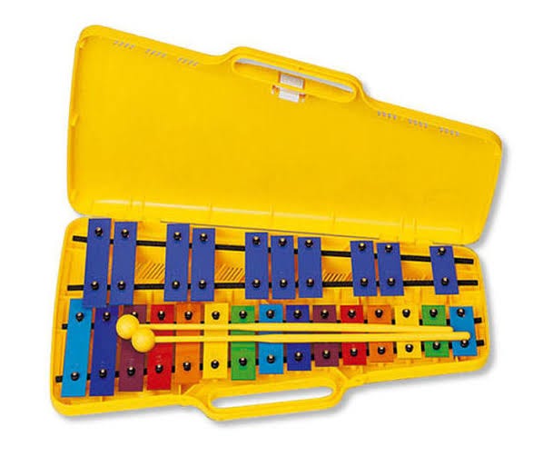 Angel AX25N Glockenspiel w/Coloured Bars