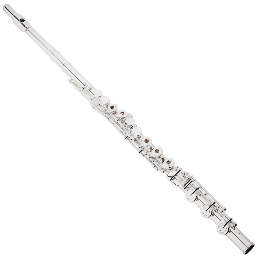 Azumi AZ-Z1RBEO Intermediate Flute - Sterling Silver Lip Plate + Riser B Foot / Split E / Offset G / Open Hole Keys