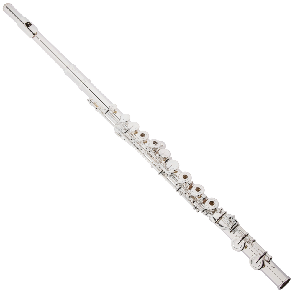 Azumi AZ-Z2REO Intermediate Flute - Silver Plate Body / C Foot / Split E / Offset G / Open Hole Keys