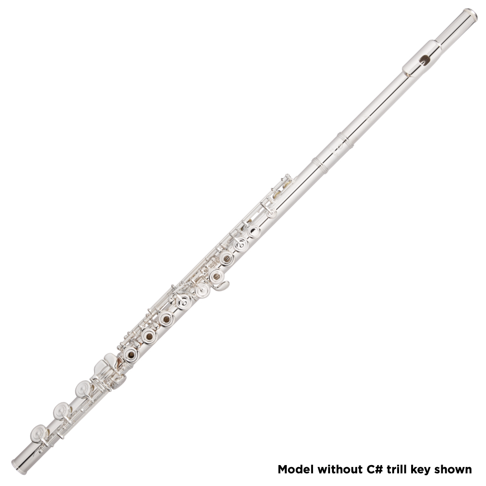 Azumi AZ-Z3RBEO-C Intermediate Flute - Sterling Silver Body / B Foot / Split E / Offset G / Open Hole Keys / C# Trill Key