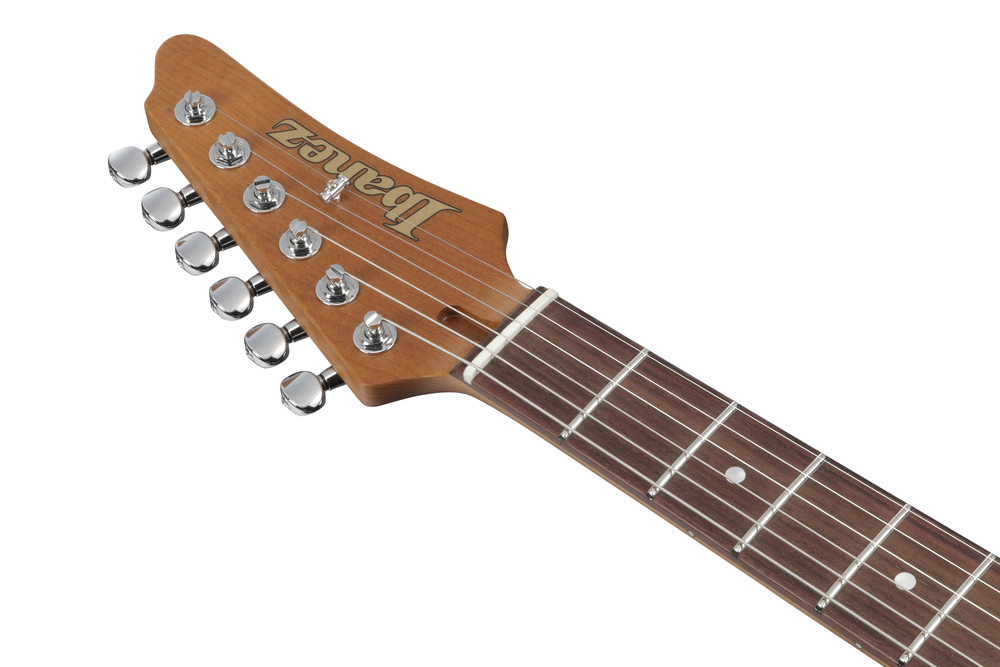 Ibanez AZ2203NT Electric Guitar w/ Case - Dark Tide Blue Flat