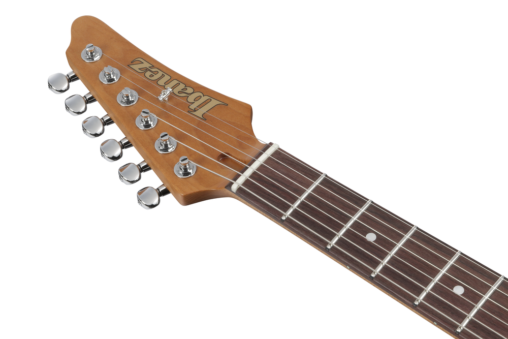 Ibanez AZ2204N Electric Guitar w/ Case - Ivy Green Metallic Flat