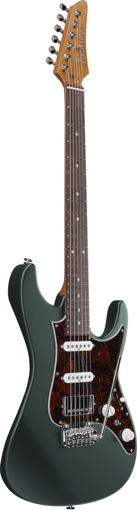 Ibanez AZ2204N Electric Guitar w/ Case - Ivy Green Metallic Flat
