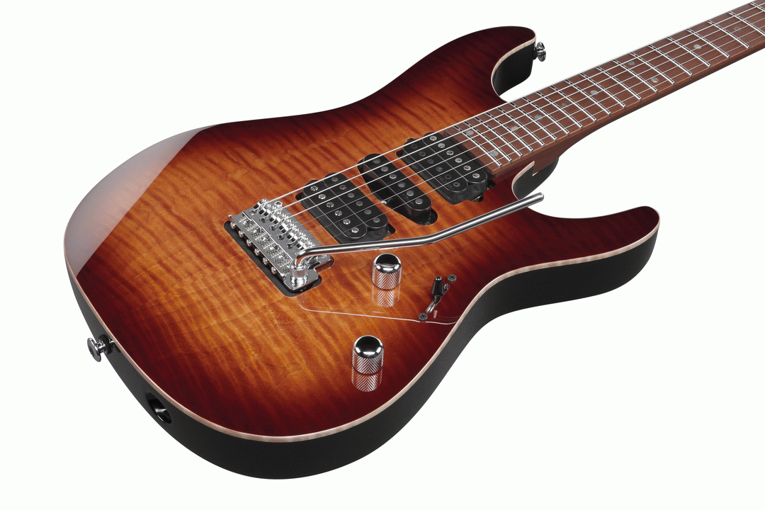 Ibanez AZ2407F Prestige Electric Guitar w/ Case - Brownish Sphalerite