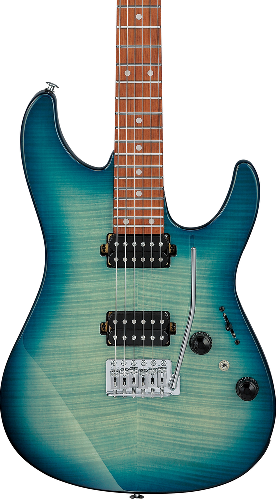 Ibanez AZ24S1F Electric Guitar - Transparent Turquoise Burst