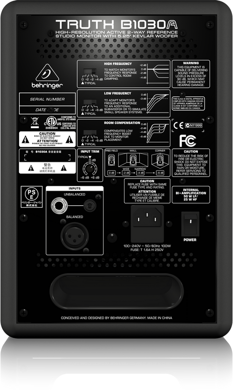 Behringer Truth B1030A Studio Monitor (Single)