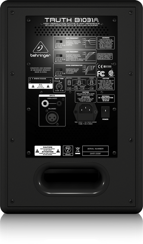 Behringer Truth B1031A 8" Active Studio Monitor (Single)