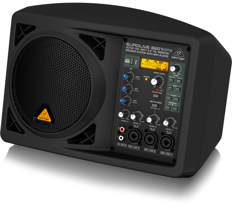 Behringer Eurolive B207MP3 Compact PA Speaker
