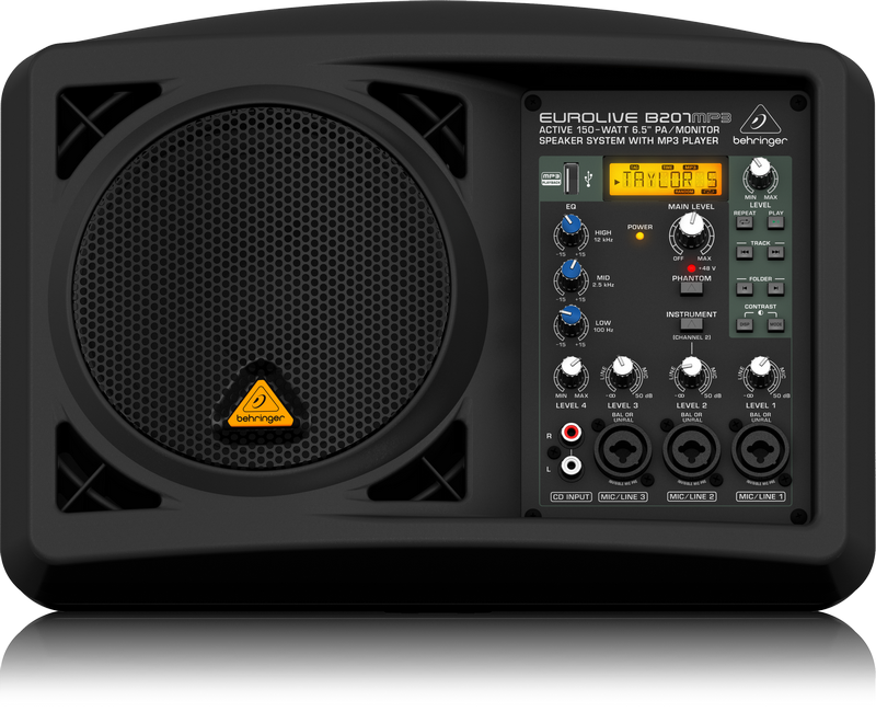BEHRINGER EUROLIVE B207MP3 COMPACT SPEAK