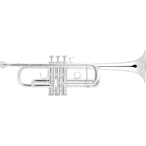 Bach Stradivarius 190SL229 “Michael Sachs” Professional C Trumpet – Silver Plated Finish