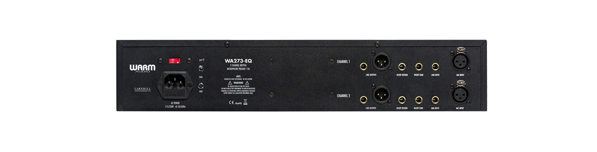 Warm Audio WA273-EQ Dual Channel British Style Mic Preamp + EQ