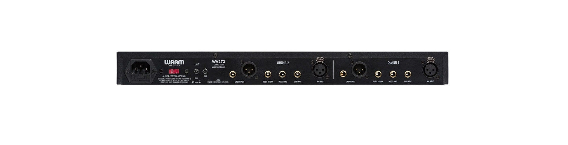 Warm Audio WA273 Dual Channel British Style Mic Preamp