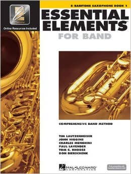 essential elements for band book 1 for baritone saxophone (HAL LEONARD)