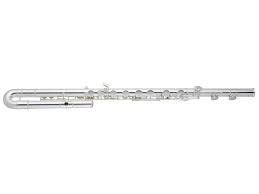 Pearl Bass Flute with Curved Head Silver Plated PFB305