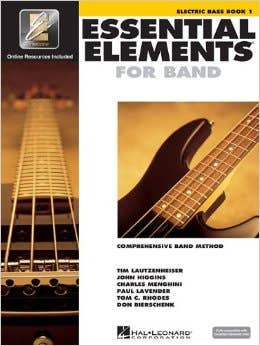 essential elements for band Book 1 for Bass Guitar (HAL LEONARD)