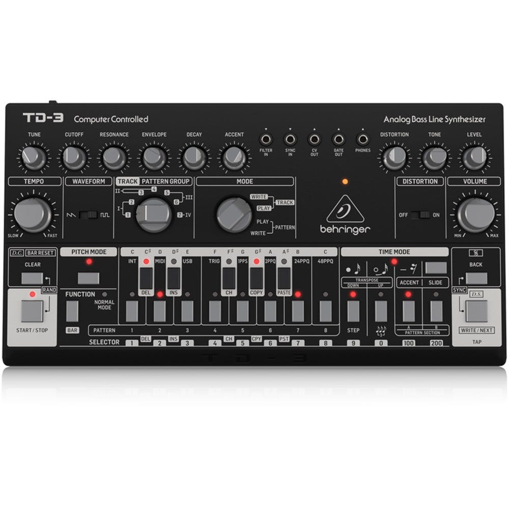 Behringer TD-3-BK Analog Bass Line Synthesizer