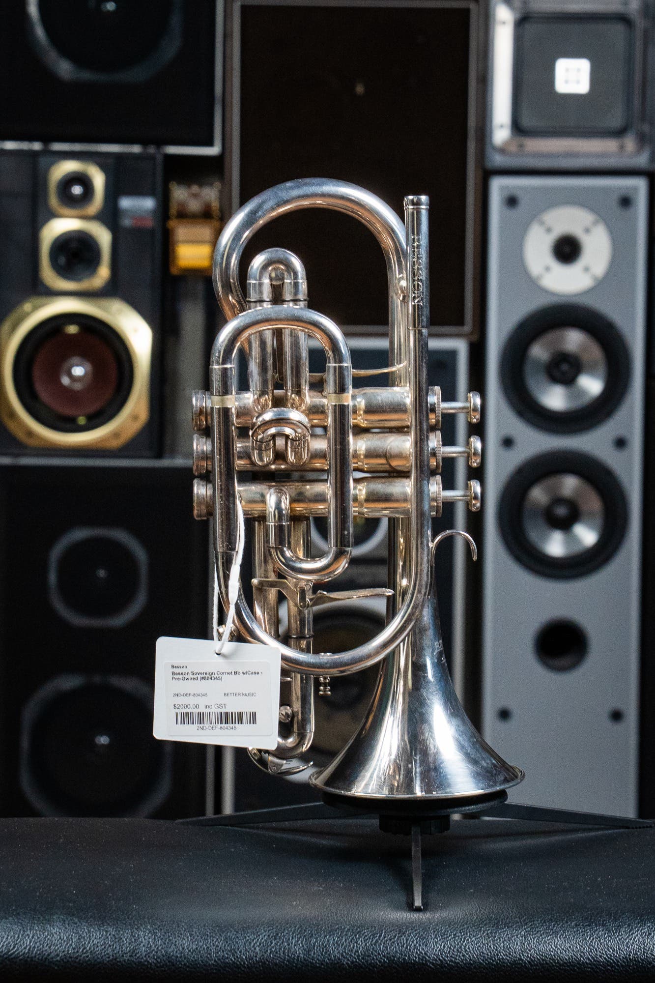 Besson Sovereign Cornet Bb w/Case - Pre-Owned (#804345)