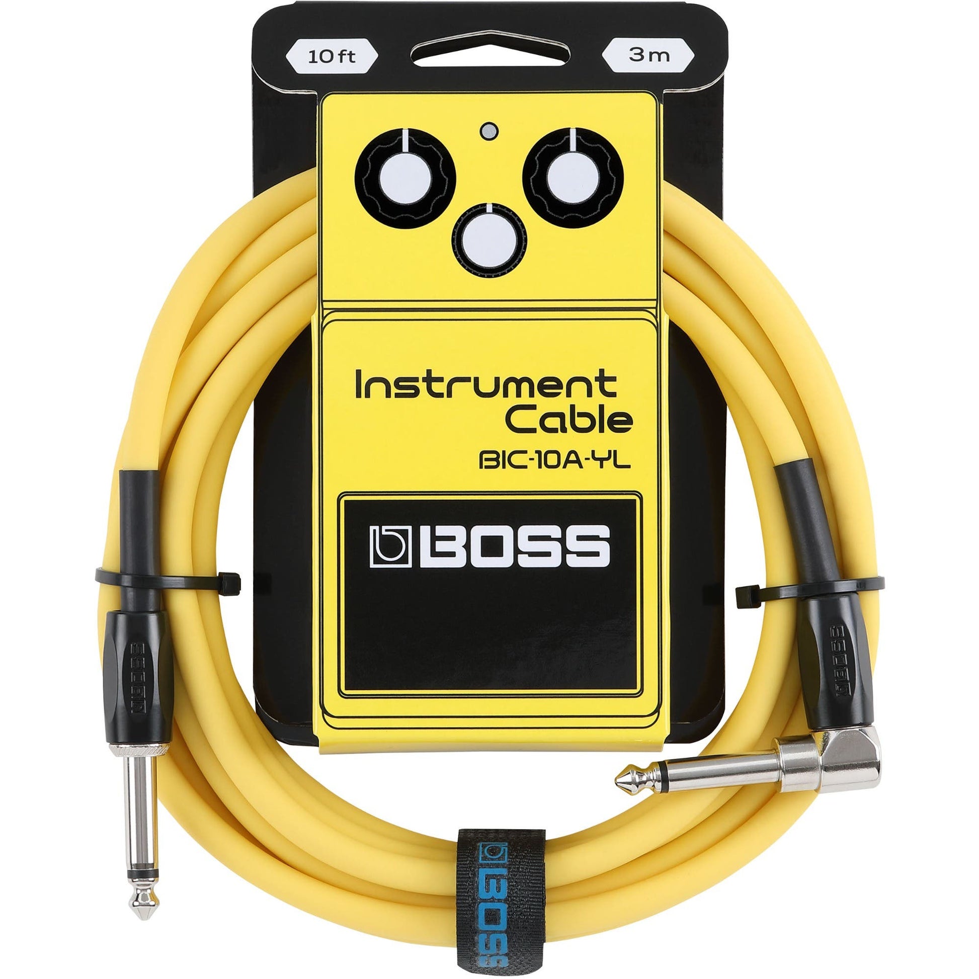 Boss Instrument Cable 10ft/3m AS - Yellow