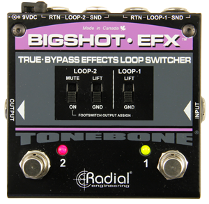 Radial Bigshot EFX true bypass effects loop controller (V2)