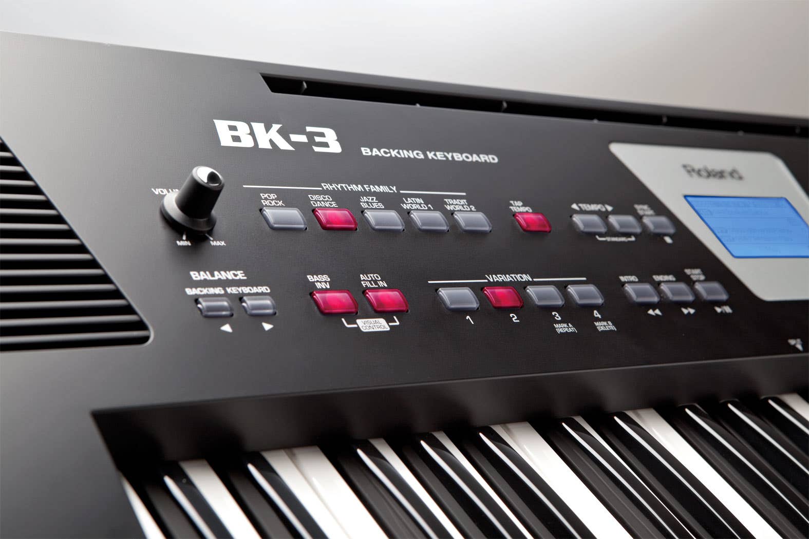 Roland BK-3 Backing Keyboard - Black (BK3BK)