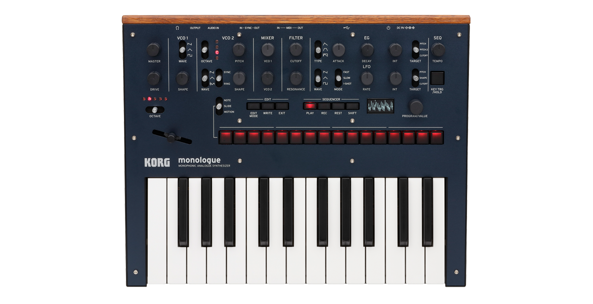 Korg Monologue Analog Monophonic Synth -Blue
