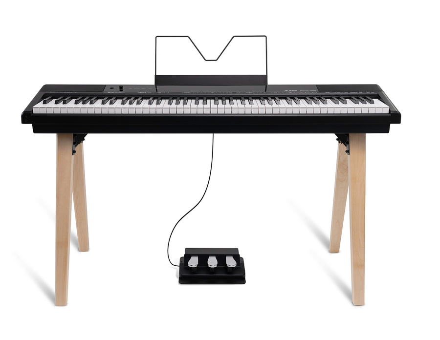 Alesis RECITALHOME 88-Key Contemporary Digital Piano w/Wood Stand - Black