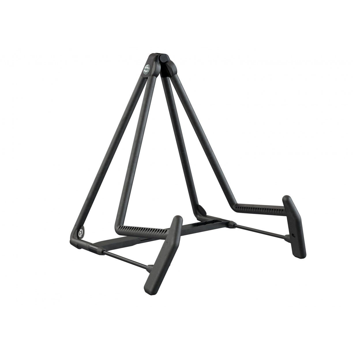 K&M Heli 2 Acoustic A-Frame Adjustable Guitar Stand - Black (KM 17580)