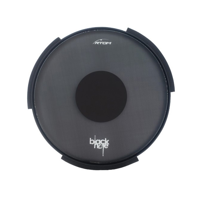 Rtom  20" Bass Drum Black Hole Practice Pad - Snap-On - Tuneable