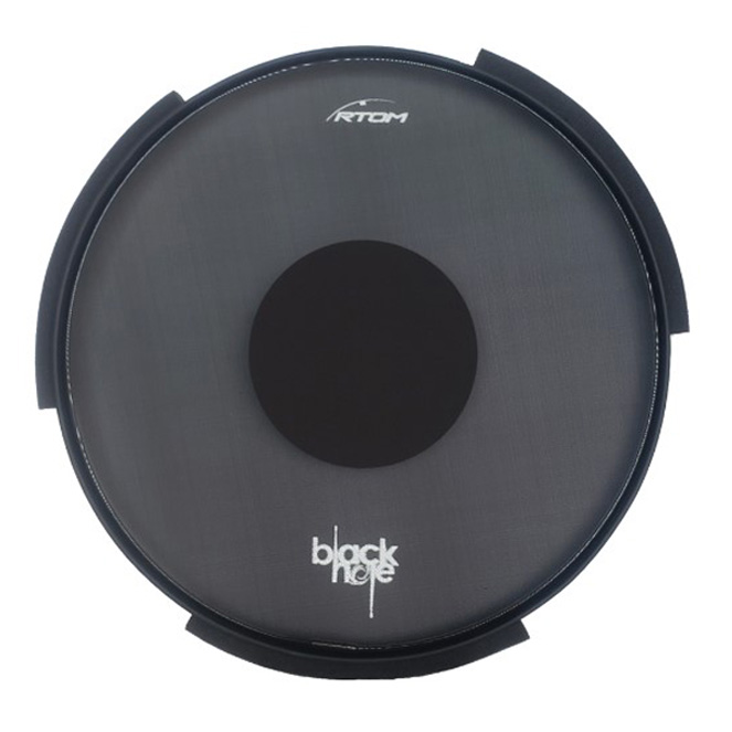 Rtom  24" Bass Drum Black Hole Practice Pad - Snap-On - Tuneable