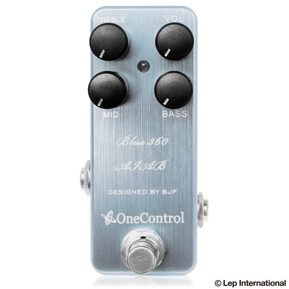 One Control BJF Blue 360 "Amp in a box" Bass Preamp Pedal