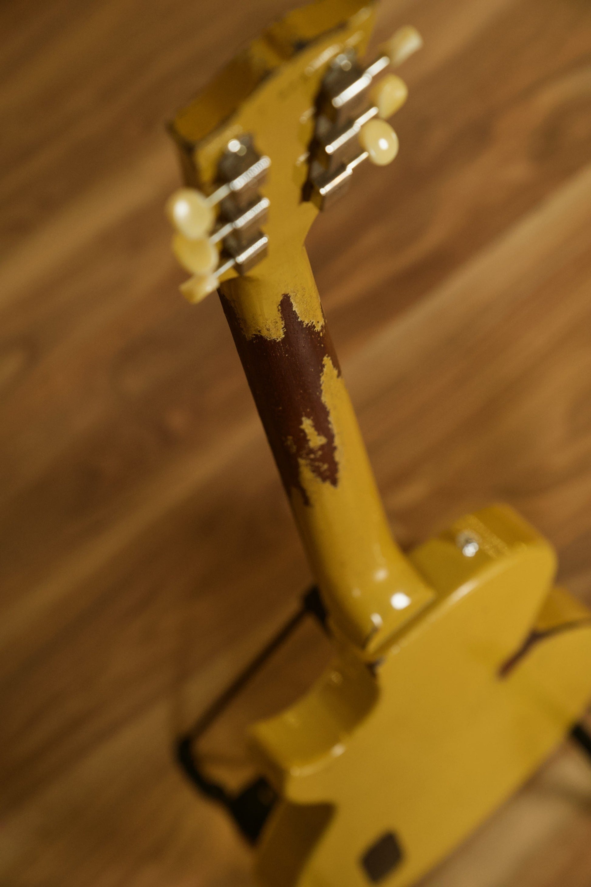 Gibson Murphy Lab 1957 Les Paul Junior Single Cut w/Case - TV Yellow Heavy Aged