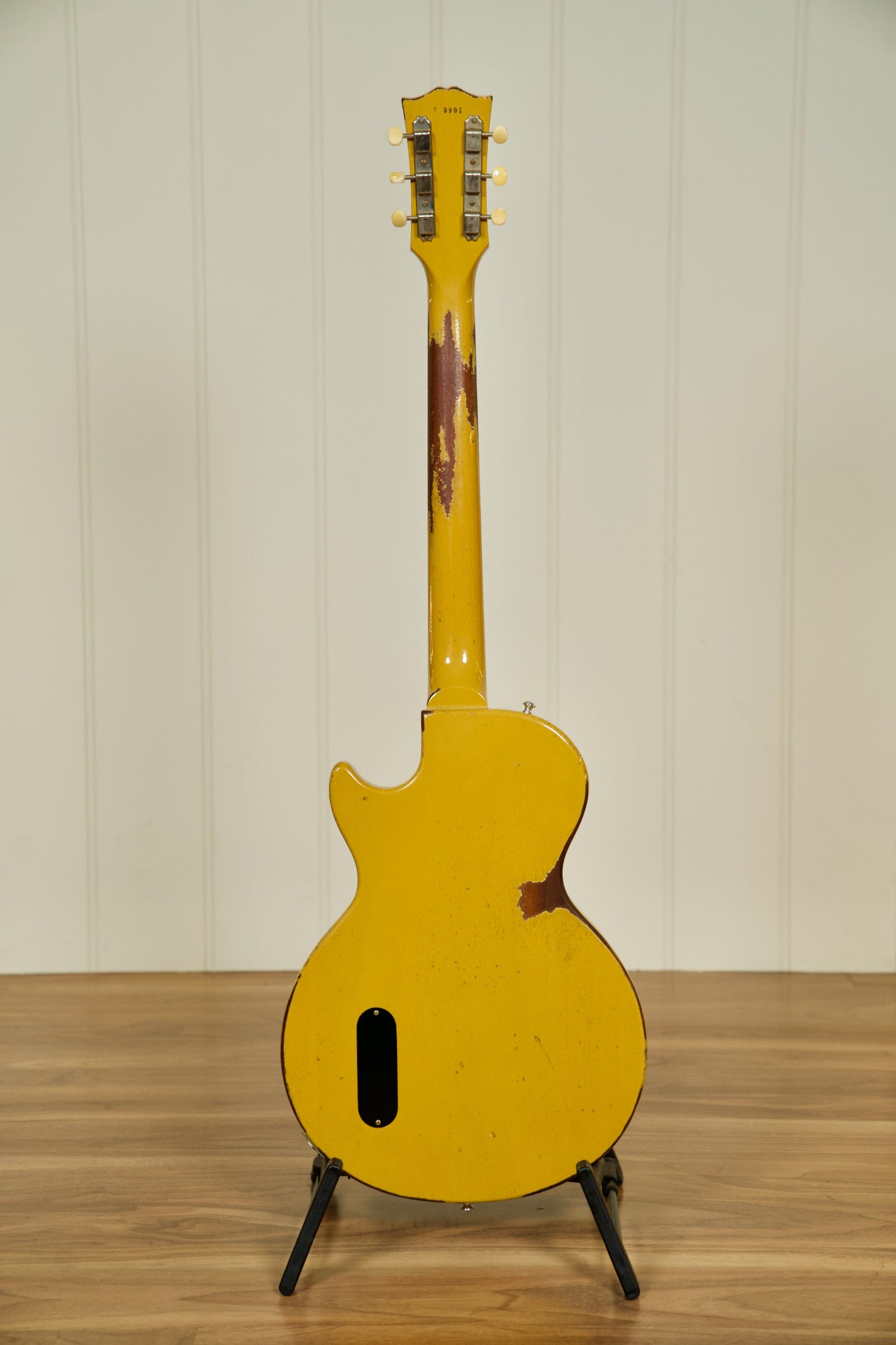 Gibson Murphy Lab 1957 Les Paul Junior Single Cut w/Case - TV Yellow Heavy Aged