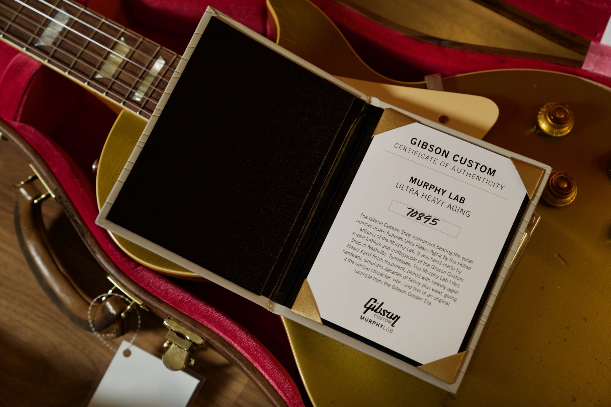 Gibson Murphy Lab 1957 Les Paul w/Case - Goldtop Ultra Heavy Aged