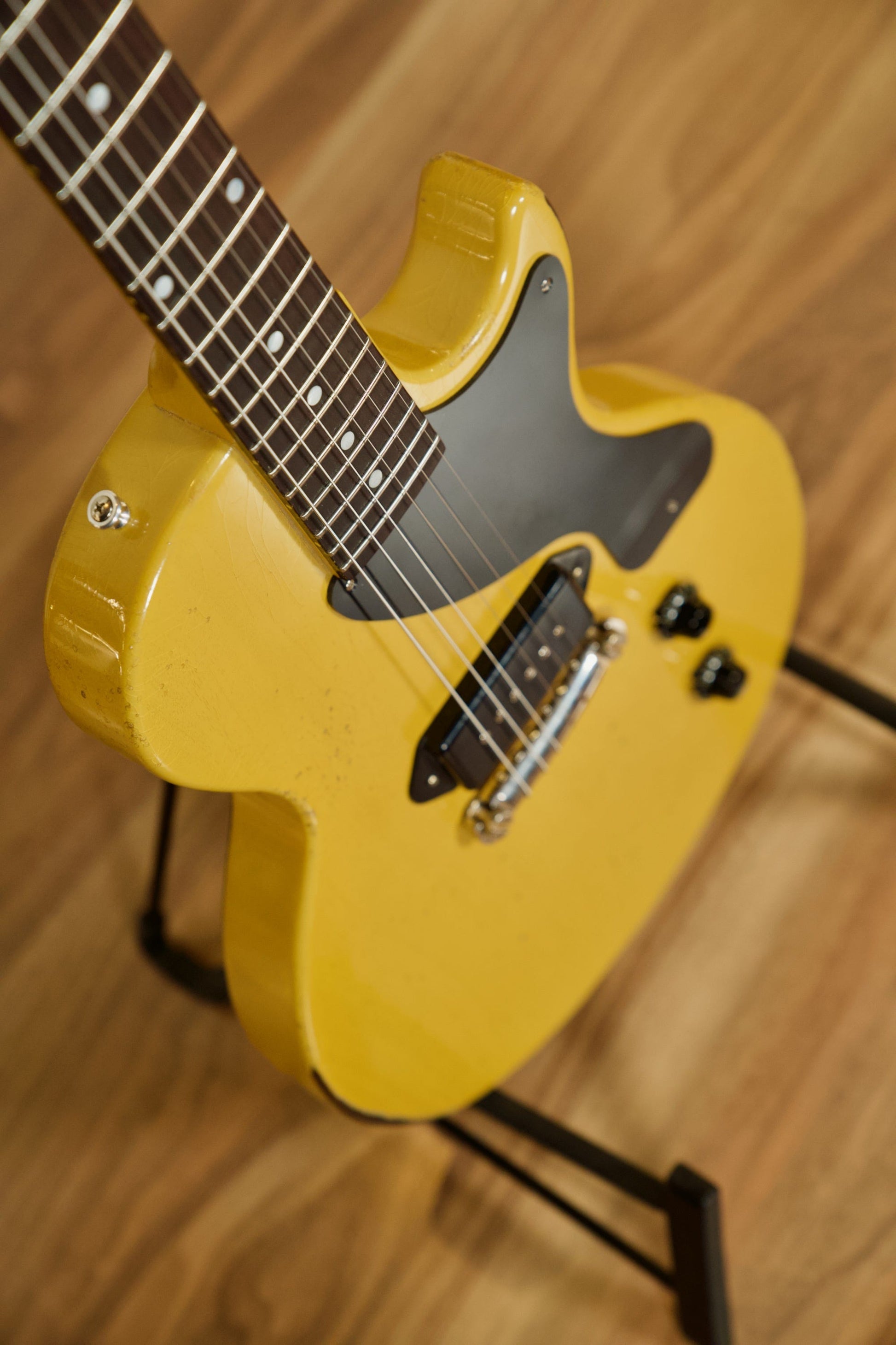 Gibson Murphy Lab 1957 Les Paul Junior Single Cut w/Case - TV Yellow Heavy Aged