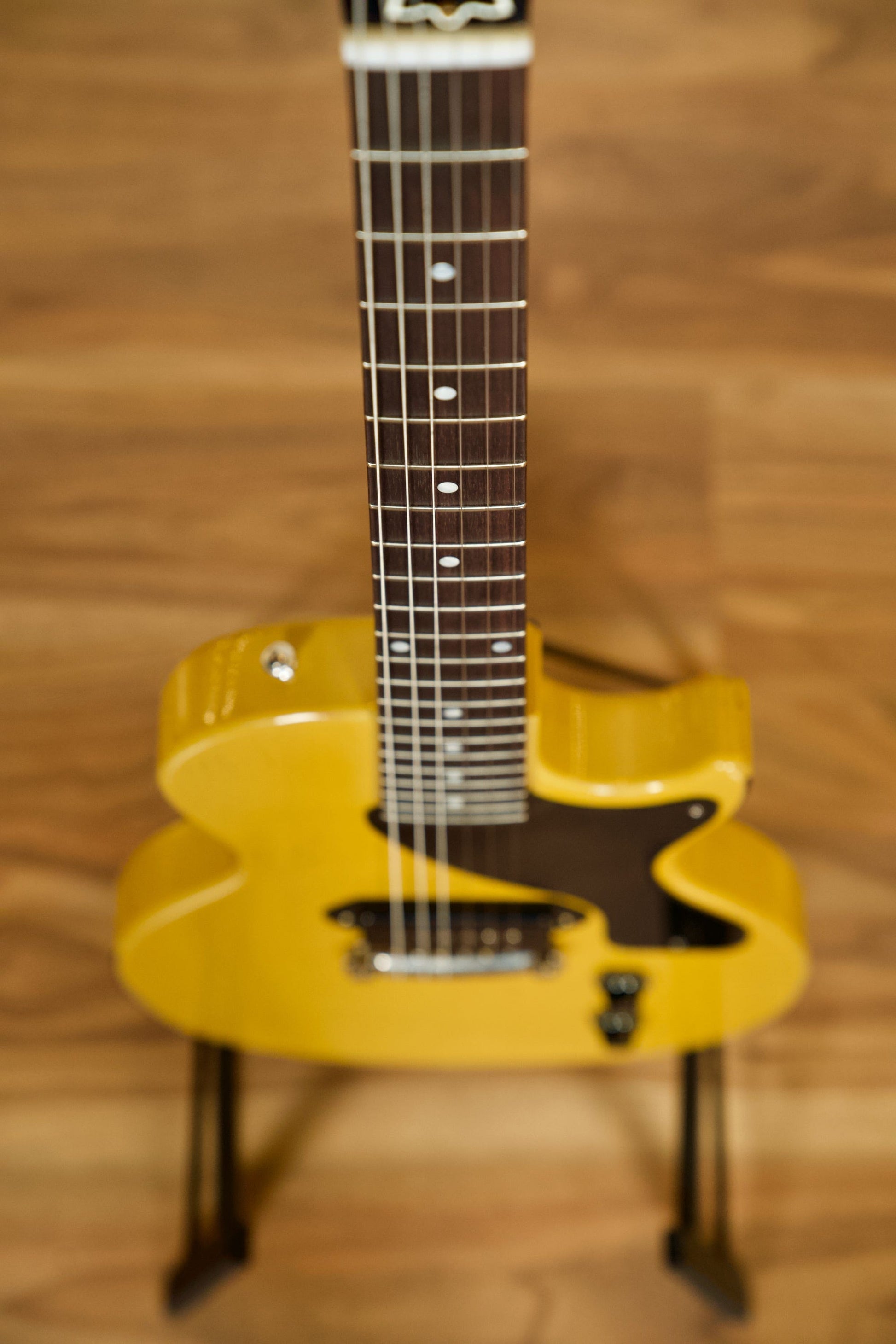 Gibson Murphy Lab 1957 Les Paul Junior Single Cut w/Case - TV Yellow Heavy Aged