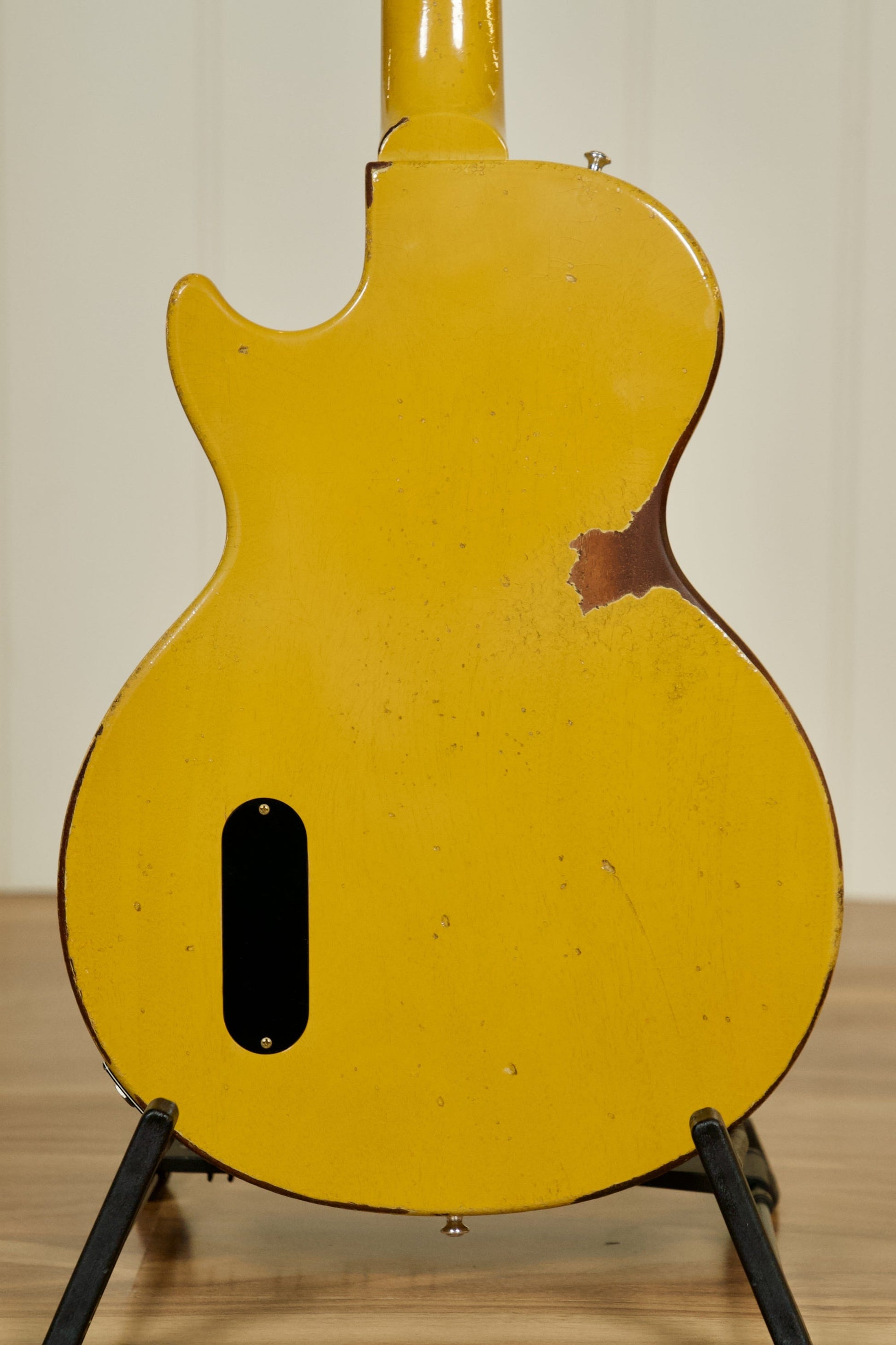 Gibson Murphy Lab 1957 Les Paul Junior Single Cut w/Case - TV Yellow Heavy Aged