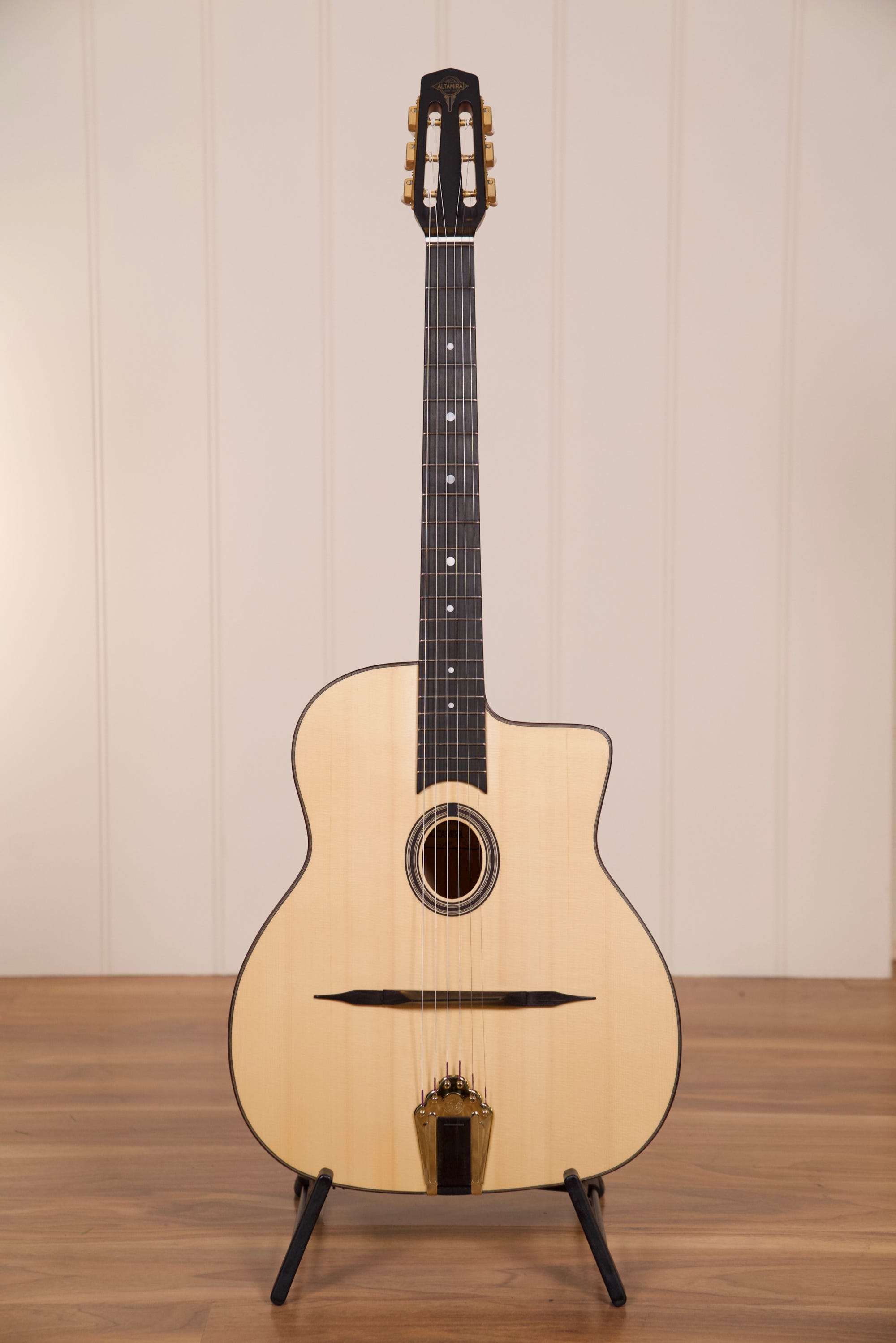 Altamira Guitars Model M Solid-Top Gypsy Jazz Guitar w/Padded Bag - Sp