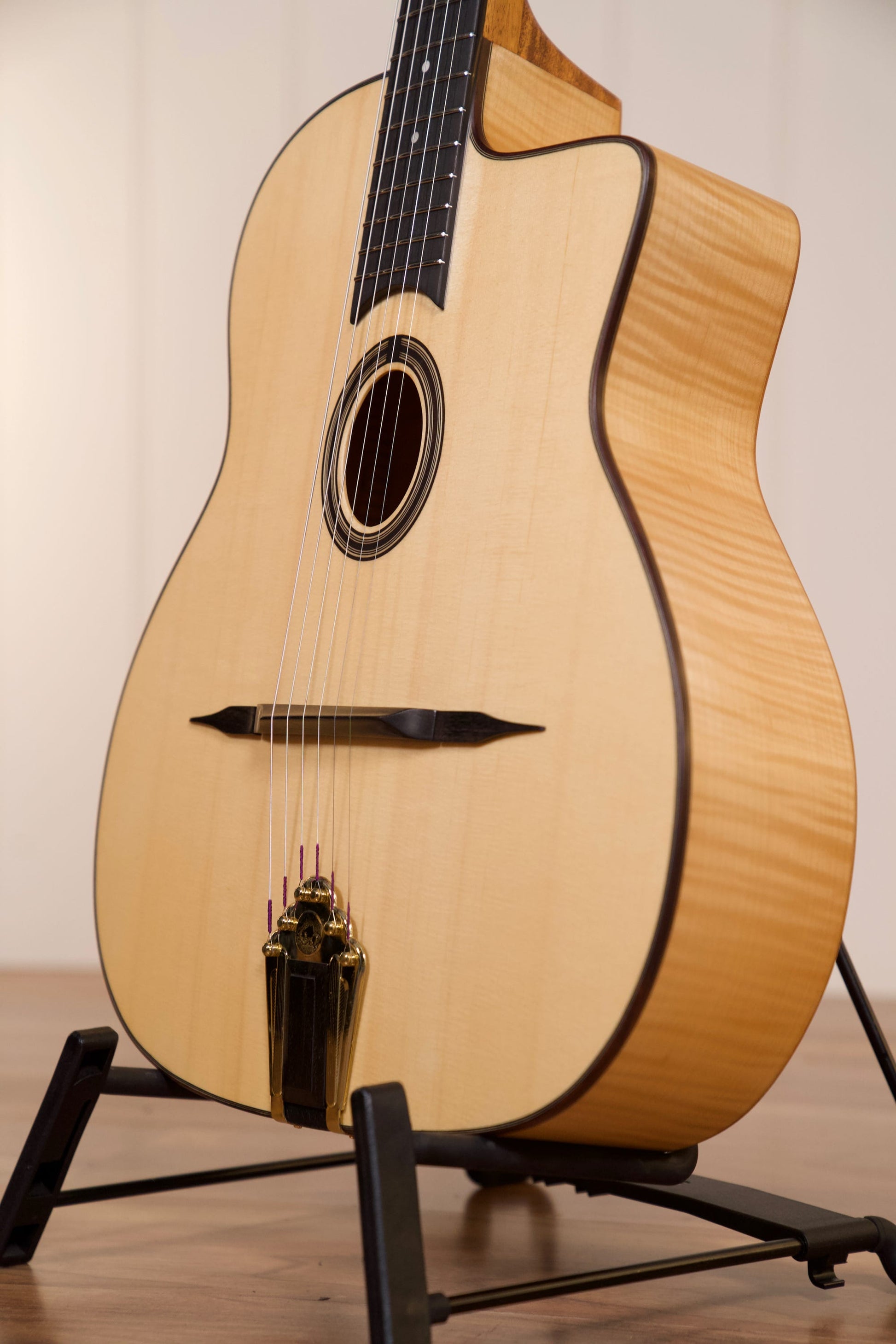 Altamira Guitars Model M Solid-Top Gypsy Jazz Guitar w/Padded Bag - Spruce/Maple