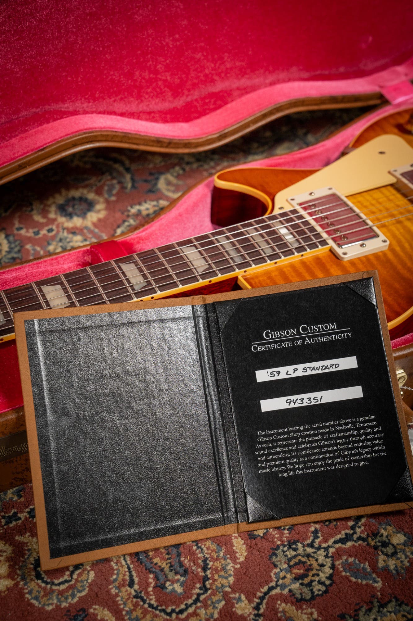 Gibson Custom '59 Les Paul Standard - Iced Tea Burst (Better Music Select)