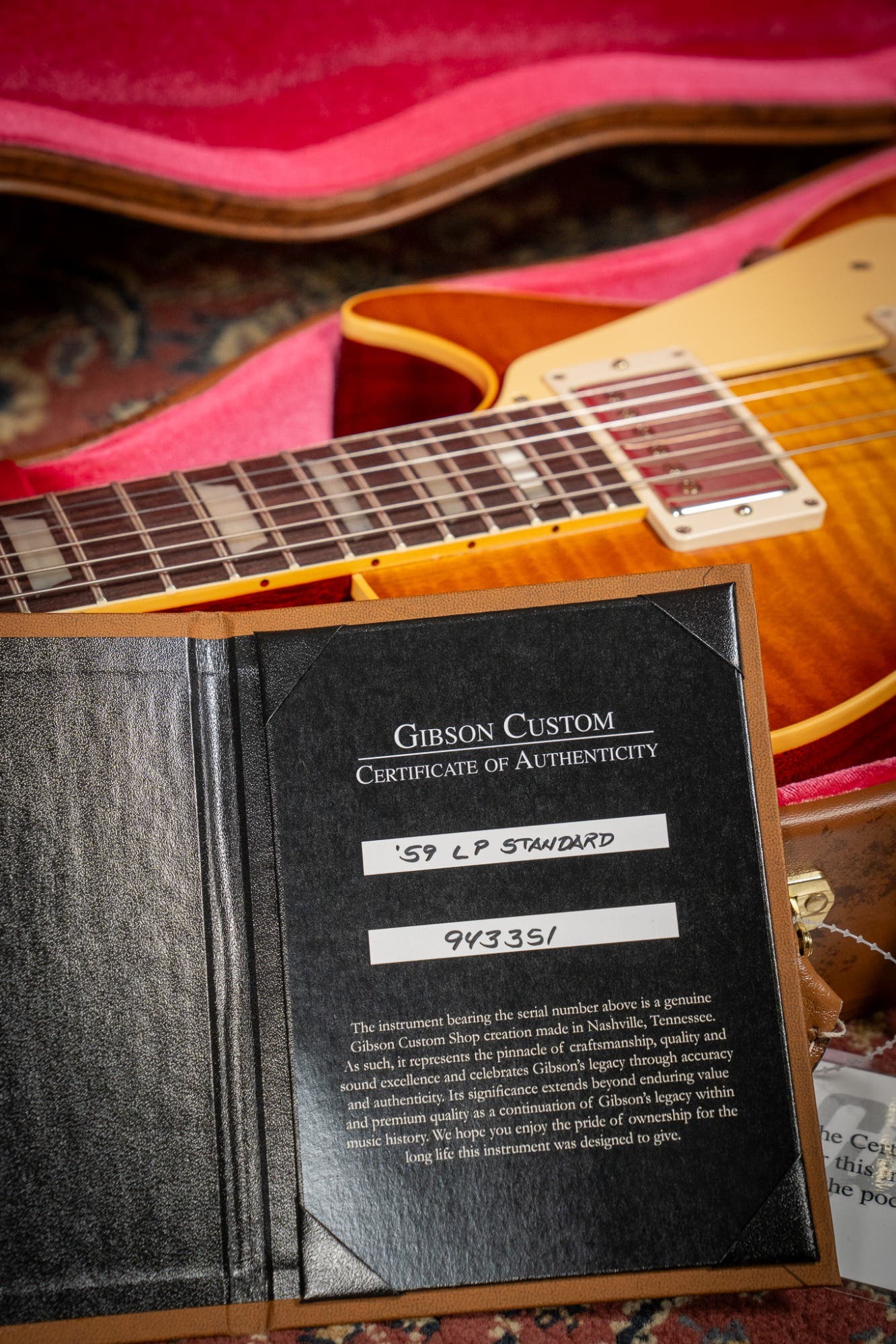 Gibson Custom '59 Les Paul Standard - Iced Tea Burst (Better Music Select)