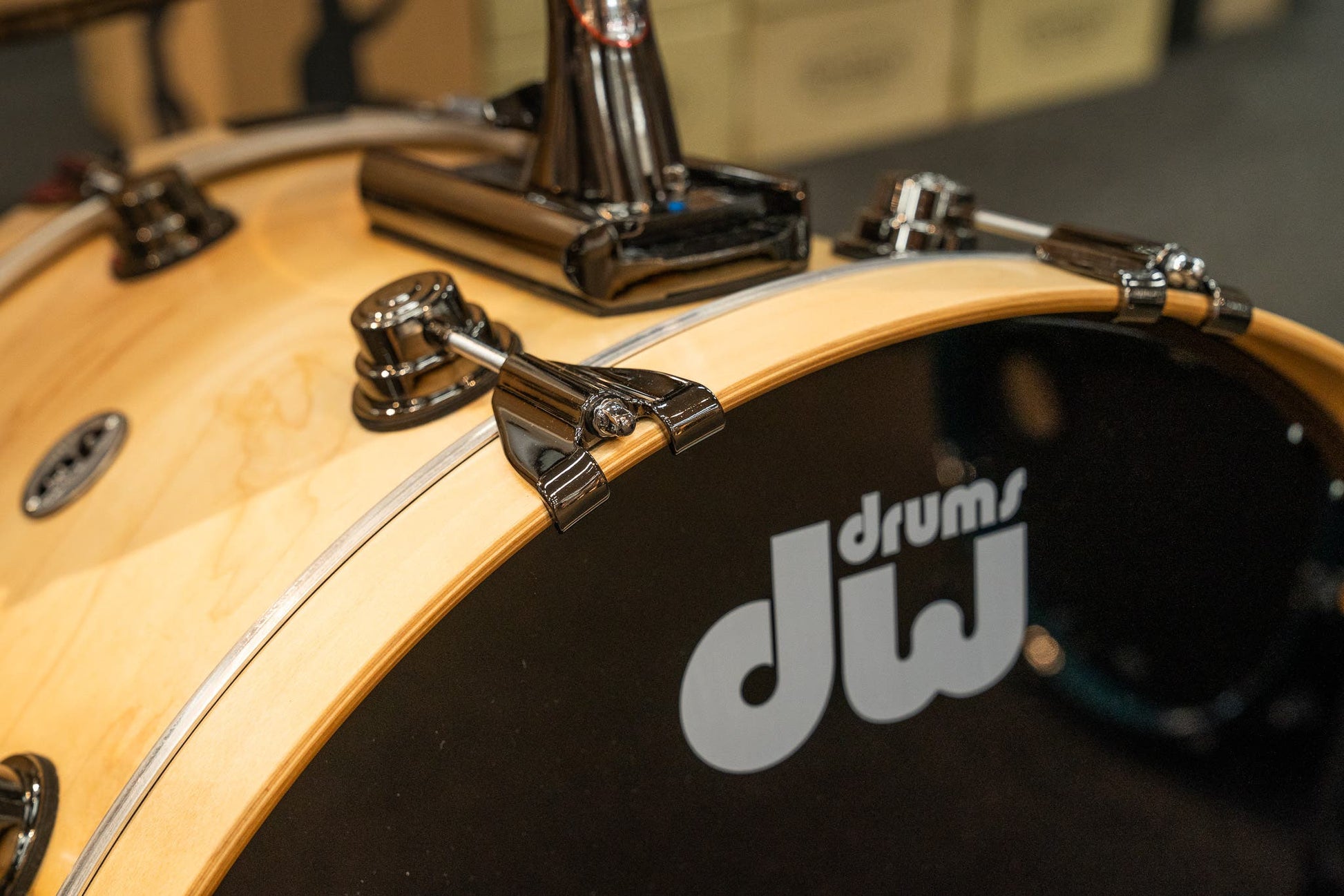 DW Collectors 4pc Drum Kit Shell Pack - Natural Satin Oil - Pre-Owned (Mint)