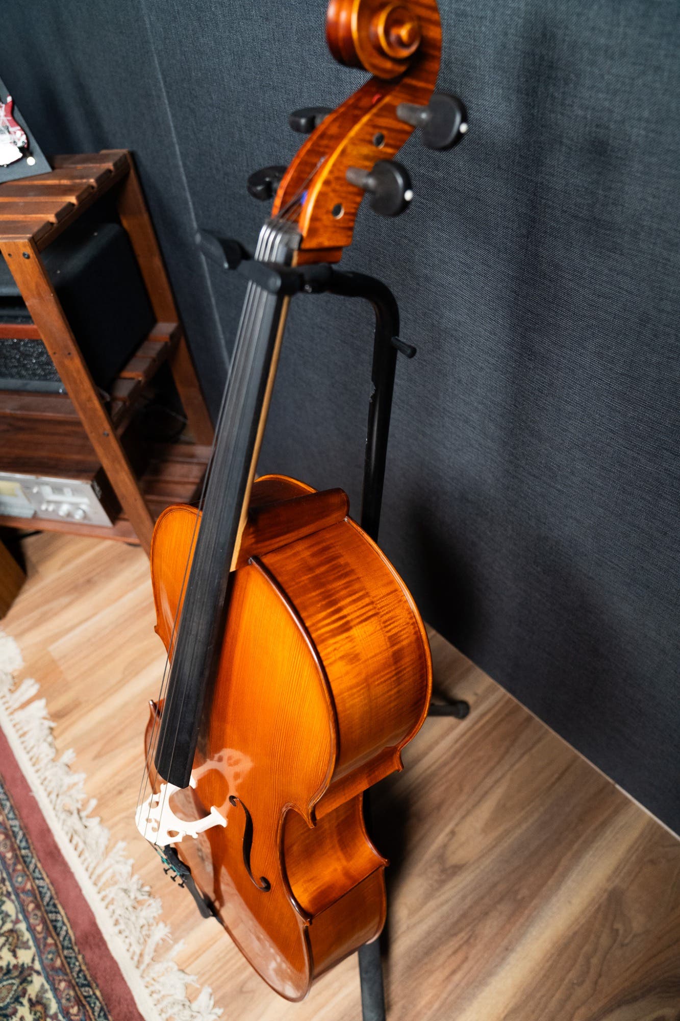 GLIGA VASILE ADVANCED CELLO 4/4 INSTRSUMENT ONLY SET UP WITH OPAL GOLD STRINGS