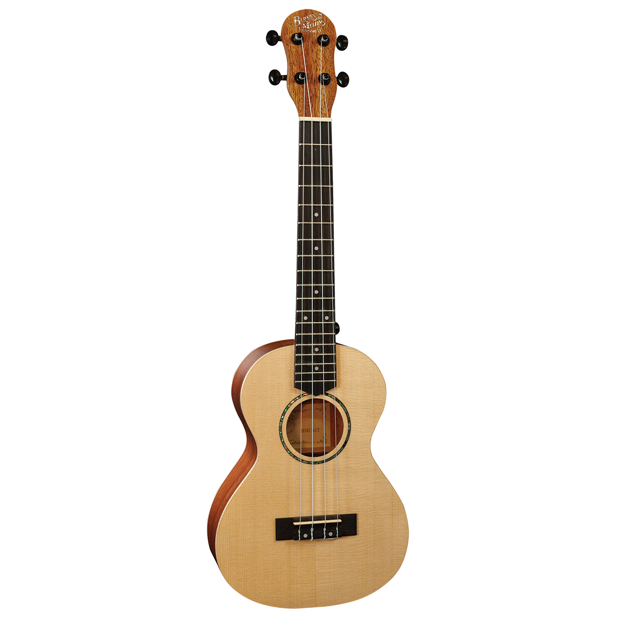 Barnes & Mullins BMUK6T Solid-top Tenor Ukulele - Spruce / Mahogany