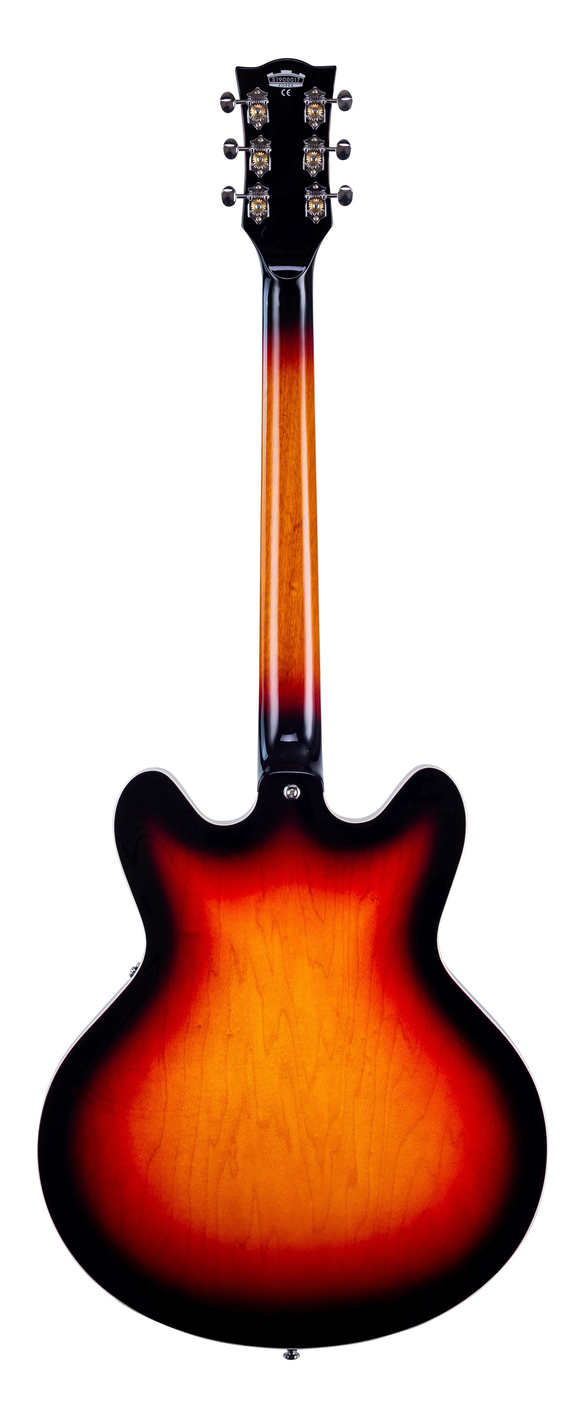 Vox Bobcat V90 Semi-Hollow Electric Guitar - Sunburst