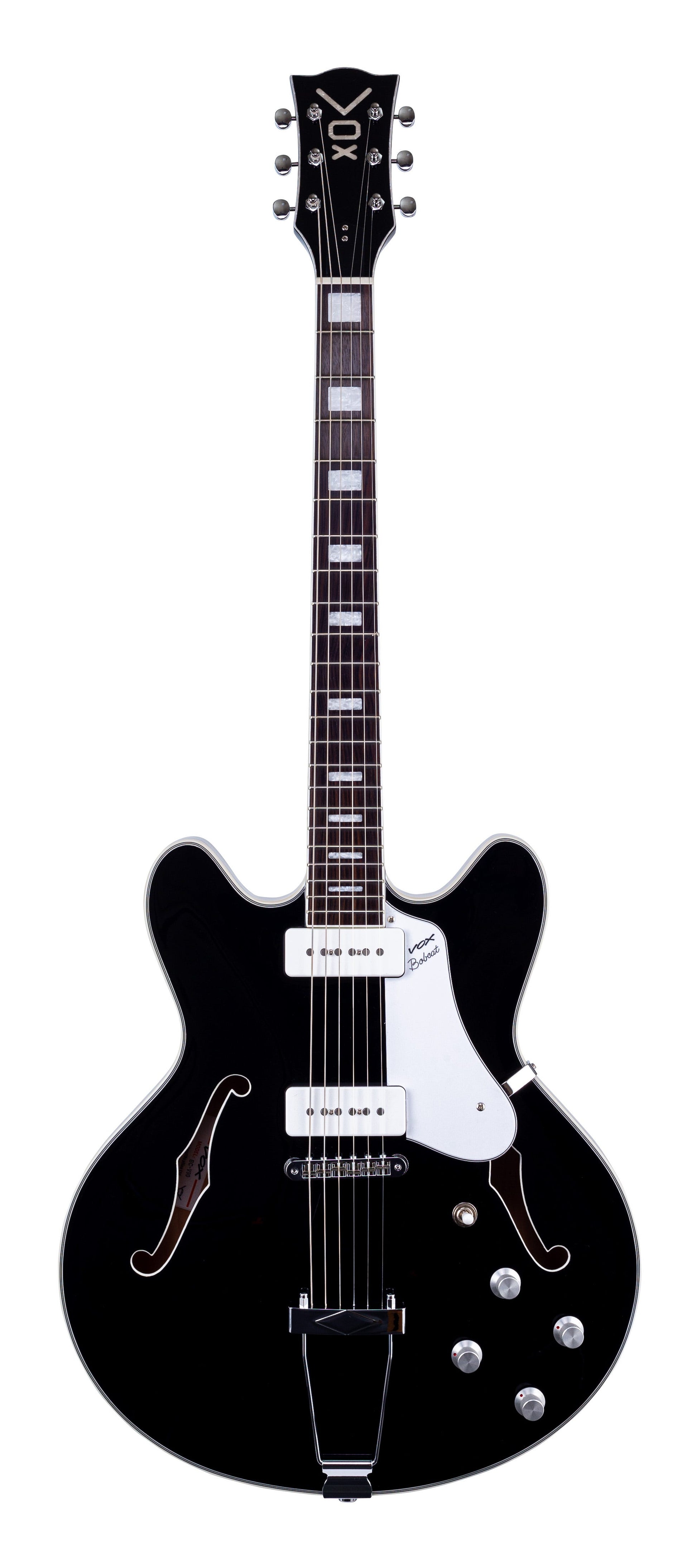 Vox Bobcat V90 Semi-Hollow Electric Guitar - Black